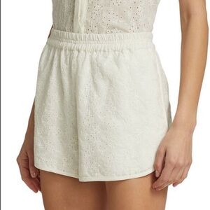 Rag & Bone April Embroidered Eyelet Pull-On Short Womens XL